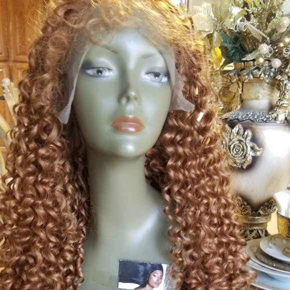 Copper Red Beauty Lace Front Wig main image 14
